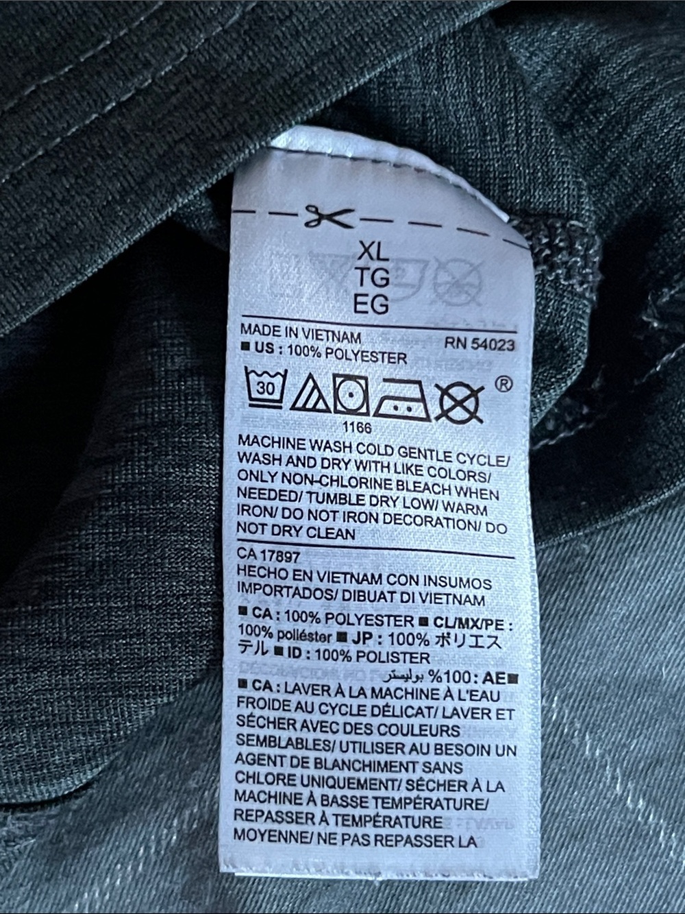 Old Navy Active Go-Dry Performance T-Shirt Mens XL Black Athletic - Picture 5 of 5
